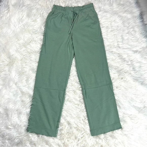 Sweaty Betty Jogger Sweatpants Cotton Heath Green Activewear Casual Women’s 6 - Picture 1 of 9